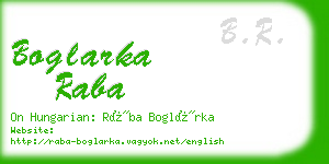 boglarka raba business card